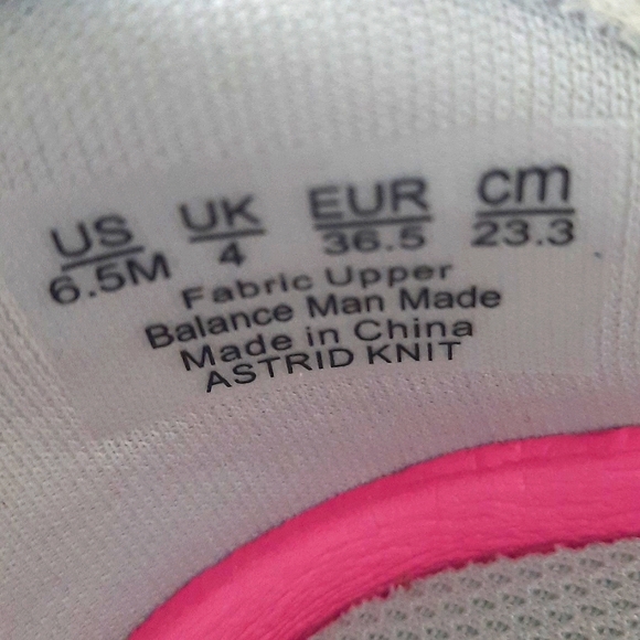 Ryka Astrid Knit Womens Shoes Size 6.5 M White Sneakers Surround Fit Stretch - Picture 9 of 13